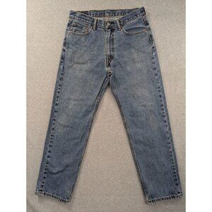 Levis 550 Jeans Mens Size 34x32 Blue Relaxed Fit Straight Leg Fades Y2K